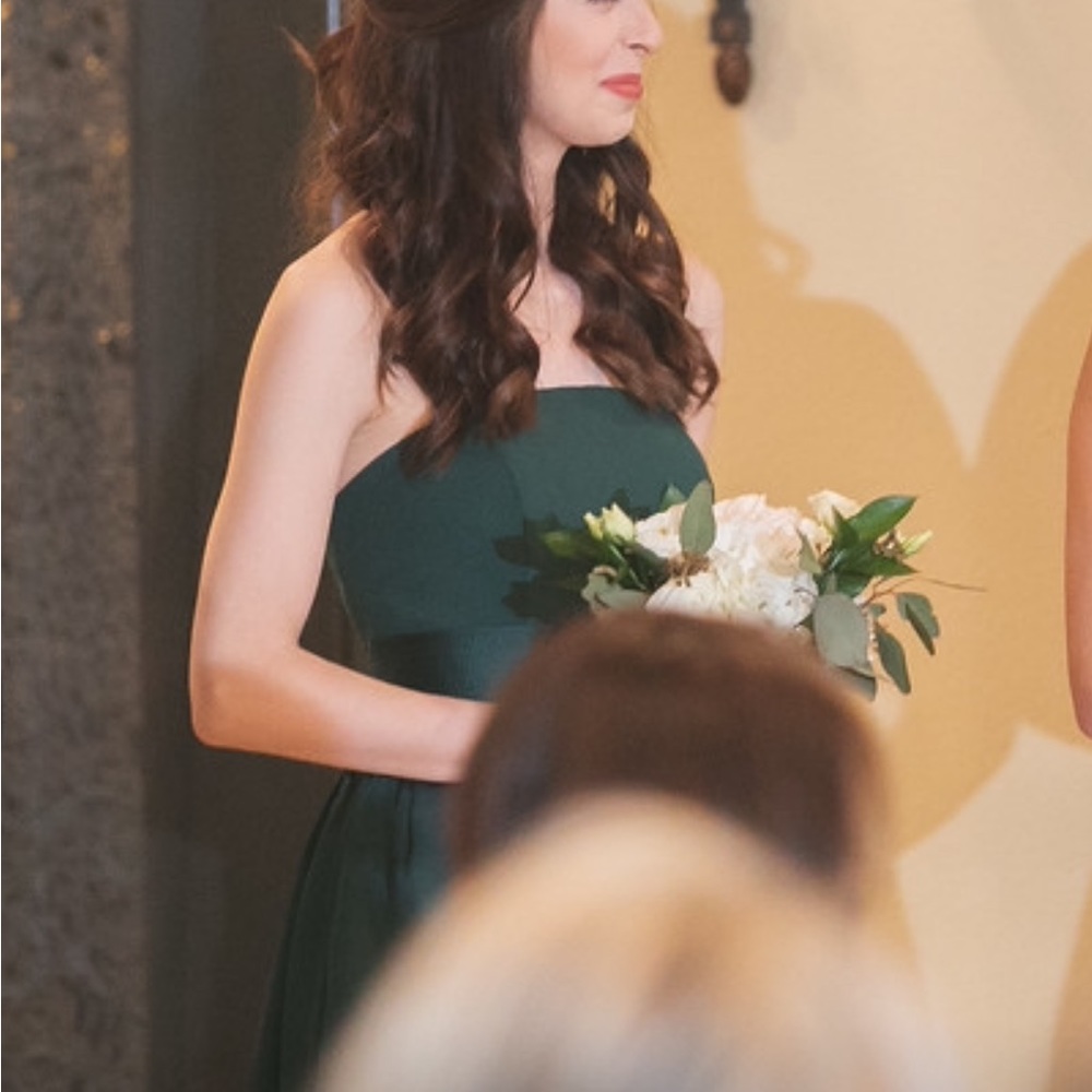 forest green mini dress
